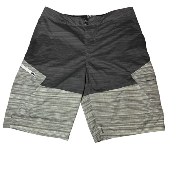 Fox Racing Ranger Cargo Print Short Heather Black Men’s Size 38 Adjustable Waist - Picture 1 of 12